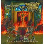 NEKRO KVLT DESECRATION & BLASPHEMANIAC - REVENGE OF SOUTHAMERICAN BESTIALITY CD